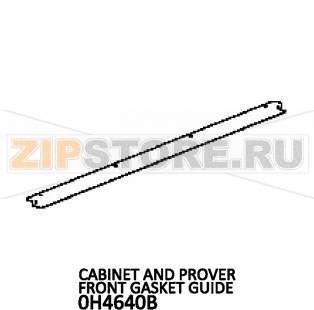 Cabinet and prover front gasket guide Unox XL 415 Cabinet and prover front gasket guide Unox XL 415Запчасть на деталировке под номером: 7Название запчасти на английском языке: Cabinet and prover front gasket guide Unox XL 415