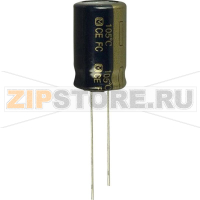 Конденсатор электролитический 680 µF, 35 V, 20 %, (Ø) 10 мм, 1 шт Panasonic EEU-FC1V681L