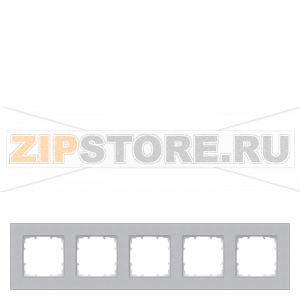 DELTA MIRO АЛЮМИНИЕВЫЙ МЕТАЛЛИК РАМКА 5-МЕСТНАЯ Siemens 5TG1115-1 