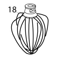 Wire whip KitchenAid 5K45SSEWH