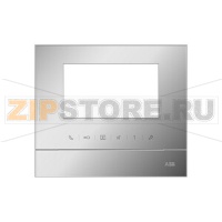 Рамка для абонентского устройства 4.3″, серебристый глянцевый ABB 2TMA070130S0012
