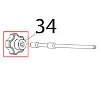 Manopola tir. par. M6, 5L nero Sirman Mirra 300 Y09