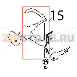 Flexible pipe DN10, L=400 Angelo Po 0G1CP1G Flexible pipe DN10, L=400 Angelo Po 0G1CP1GЗапчасть на деталировке под номером: 15