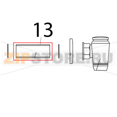 Nipple Tecnoinox P70IE7 Nipple Tecnoinox P70IE7Запчасть на деталировке под номером: 13