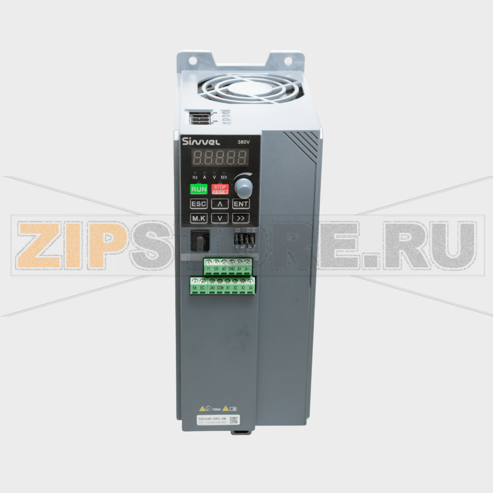 Преобразователь частоты 5.5 кВт, 3 фазы, 380 В, тормозной модуль Sinvel SID100-5R5-3B 