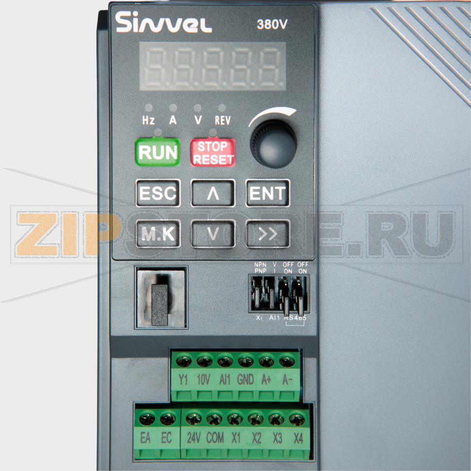 Преобразователь частоты 5.5 кВт, 3 фазы, 380 В, тормозной модуль Sinvel SID100-5R5-3B 