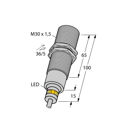 Датчик индуктивный Turck BI10-EM30D-VP6X/S120 