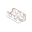 Inserto inferiore dx in Techmate Saeco Royal Digital