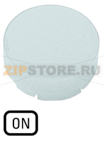 Линза для кнопок с подсветкой, выступающая белая, ON Eaton M22-XDLH-W-GB6