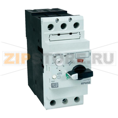 Автомат защиты двигателя 65 А, 1 шт WEG MPW65-3-U065 