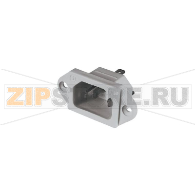 Розетка IEC, C14, 10 А, серая, 1 шт Kaiser 781/gr 