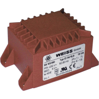 Трансформатор PCB 1x230 В, 1x12 В/AC, 16 ВА, 1333 мА Weiss Elektrotechnik 85/382
