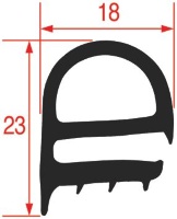 УПЛОТНИТЕЛЬ ДВЕРЦЫ ПЕЧИ 720x485мм RATIONAL 5012.0704