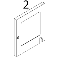 Door outside glass ass. y Angelo Po FX61E2