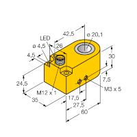 Датчик индуктивный Turck BI20R-W30S-AP6X-H1141
