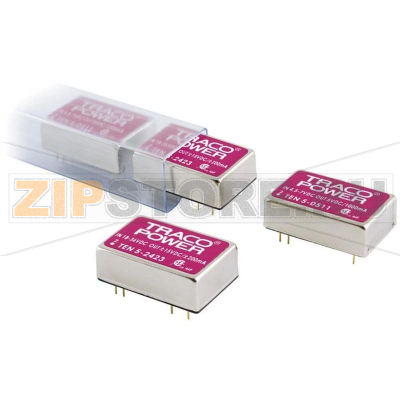 Преобразователь DC/DC, печатный монтаж, 5 V/DC, ±12 V/DC, 250 mA, 6 W Traco Power TEN 5-0522 
