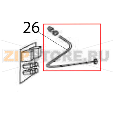 Wire Hurakan HKN-KS5 Wire Hurakan HKN-KS5Запчасть на деталировке под номером: 26