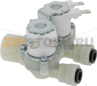 SOLENOID VALVE RPE 2 WAYS 180° ø 8 mm