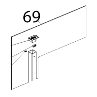 Vetro interno 665x415x6 BETL Unox XVC 104
