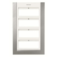 Панель лицевая для бокса поста централизации открытого/скрытого монтажа на 24 модуля ABB 2CLA127400T1201