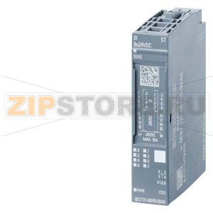 SIMATIC ET 200SP, МОДУЛЬ ДИСКРЕТНОГО ВВОДА, DI 8X =24В HIGH FEATURE, ДЛЯ УСТАНОВКИ НА БАЗОВЫЙ БЛОК ТИПА A0, ЦВЕТОВОЙ КОД CC01, ДИАГНОСТИКА КАНАЛОВ Siemens 6ES7131-6BF00-0CA0 