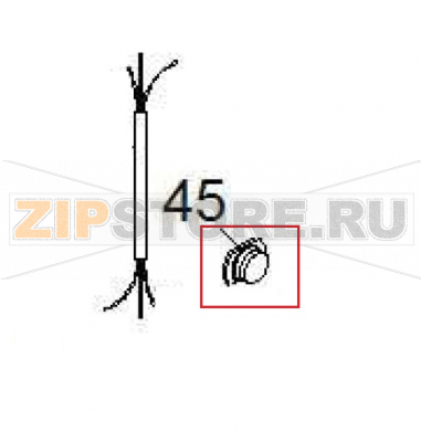 Cable clamp Sagi TF101S Cable clamp Sagi TF101SЗапчасть на деталировке под номером: 45Название запчасти на английском языке: Cable clamp Sagi TF101S