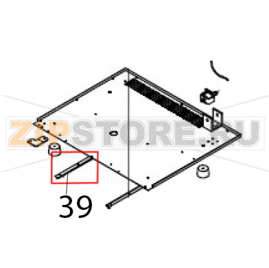 Water tray part Hurakan HKN-XF023 Water tray part Hurakan HKN-XF023Запчасть на деталировке под номером: 39