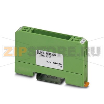 Сборный модуль Phoenix Contact EMG 12-B2 состоит из корпуса, клеммных колодок MKDS 3 и печатной платы.Минимальный заказ: 10 шт.Упаковка: 10 шт.