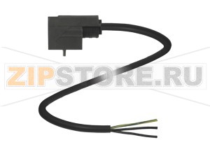 Разъём клапанов Valve Connector Cordset VMBI-2+P/Z2-2,5M-PUR Pepperl+Fuchs Описание оборудованияValve connector, Form B (Ind), 2+PE, LED, Z diode, PUR cable