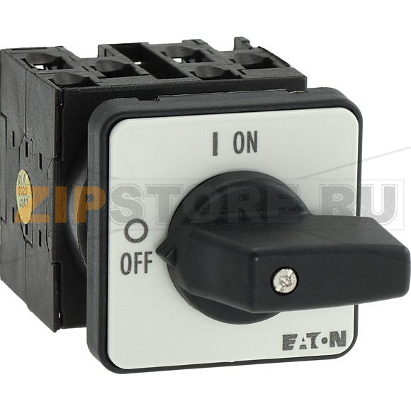 Переключатель вкл/выкл, T0, 20 A, 3 модуль, 6-полюсн Eaton T0-3-8342/E 