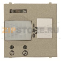 ИК-датчик движения пассивный, двухмодульный, шампань ABB 2CLA224100N1901