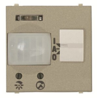 ИК-датчик движения пассивный, двухмодульный, шампань ABB 2CLA224100N1901