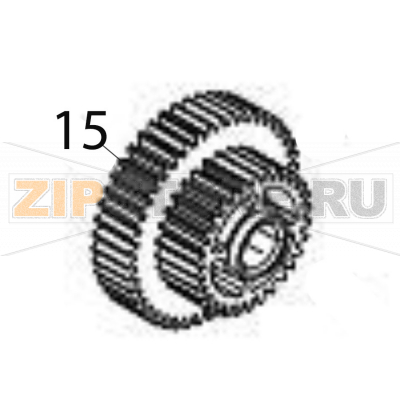Double gear (Z45*Z30) Sato CG408TT Double gear (Z45*Z30) Sato CG408TTЗапчасть на деталировке под номером: 15Название запчасти на английском языке: Double gear (Z45*Z30) Sato CG408TT.