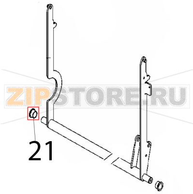 Bush Rollmatic CP 42 Bush Rollmatic CP 42Запчасть на деталировке под номером: 21