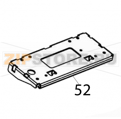 TPH Bracket Godex G530 TPH Bracket Godex G530Запчасть на деталировке под номером: 52Название запчасти Godex на английском языке: TPH Bracket G530.