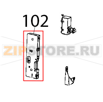 Attacco cerniera porta forno ribalta Unox XFT 185 Attacco cerniera porta forno ribalta Unox XFT 185Запчасть на деталировке под номером: 102