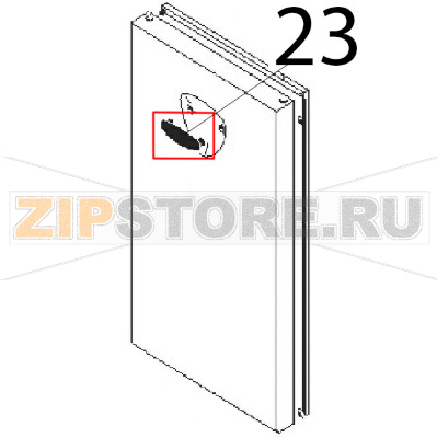 Maniglia nera per porta Angelo Po 1G1CP2G Maniglia nera per porta Angelo Po 1G1CP2GЗапчасть на деталировке под номером: 23