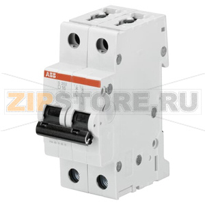 Выключатель автоматический двухполюсный, S202 D4 ABB 2CDS252001R0041 