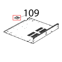 Lamiera supporto pressacavo Unox XBC 1005E