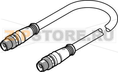 Кабель соединительный 0.5 м Festo NEBC-F12G8-KH-0.5-N-S-F12G8 