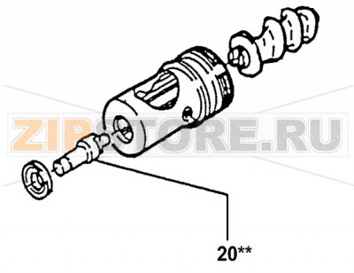 Вал для шнека Fimar 12 S Вал для шнека мясорубки Fimar 12 SЗапчасть на деталировке под номером: 20Количество запчастей в комплекте: 1Оригинальное название запчасти Fimar: Shaft