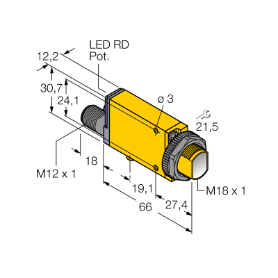 Датчик фотоэлектрический Turck MIAD9LVAGQ 