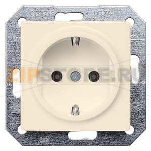 DELTA I-SYSTEM ЭЛЕКТРИЧЕСКИЙ БЕЛЫЙ РОЗЕТКА SCHUKO 10A DC/16A AC 250В C БЕЗРЕЗЬБОВЫМИ КОНТАКТНЫМИ ЗАЖИМАМИ ЭЛ.-МЕХ. ЧАСТЬ БЕЗ ЛАПОК Siemens 5UB1551-0KK 