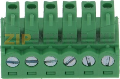 TERMINAL BLOCK 6-POLES PITCH 3.81 