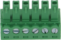 TERMINAL BLOCK 6-POLES PITCH 3.81