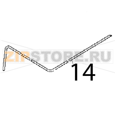 Tubo alimentaz. spia Angelo Po 1G1FA0G Tubo alimentaz. spia Angelo Po 1G1FA0GЗапчасть на деталировке под номером: 14