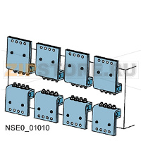 Принадлежность к выключателю 3WL, главный контакт 1 шт. для стационарного выключателя типоразмер   1, переднее присоединение сверху с одним отверстием до 1000 A Siemens 3WL9111-0AL01-0AA0