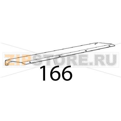 Power card protecting profile H55 Unox XVC 205E Power card protecting profile H55 Unox XVC 205EЗапчасть на деталировке под номером: 166