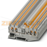 Клемма Push-in, серая CHIKU RPV 2,5-QUATTRO-MT