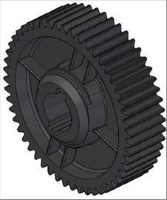 БОЛЬШОЕ ПЛАСТМАССОВОЕ ЗУБЧАТОЕ КОЛЕСО МХ